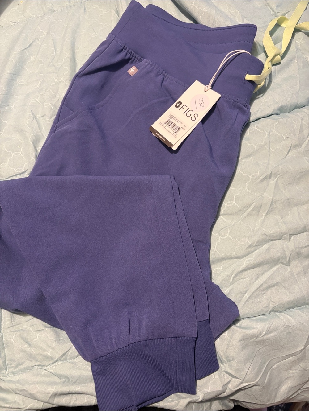Figs Violet Jogger Sweatpants large petite